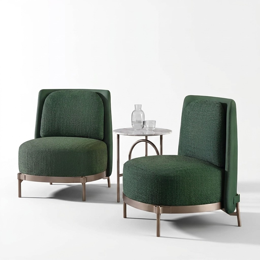 Designer Club Lounge Chair Relax Hotel Chair Set Group 2x Luxury New Set