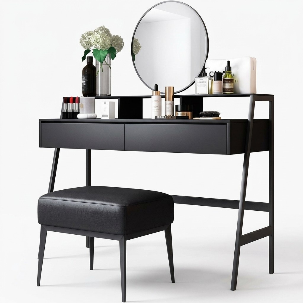 Designer console vanity makeup table mirror dresser styling tables new