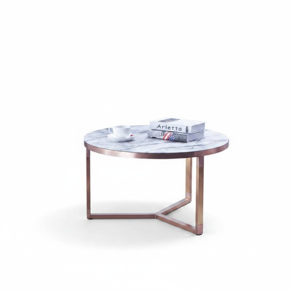 Designer Couch Table Round Tables Round Sofa Metal Glass Side Table Living Room New