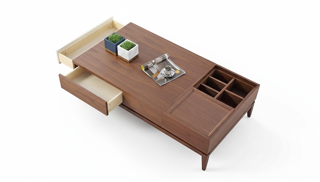 Designer Couch Table Wood Sofa Round Side Tables Metal Italian Furniture