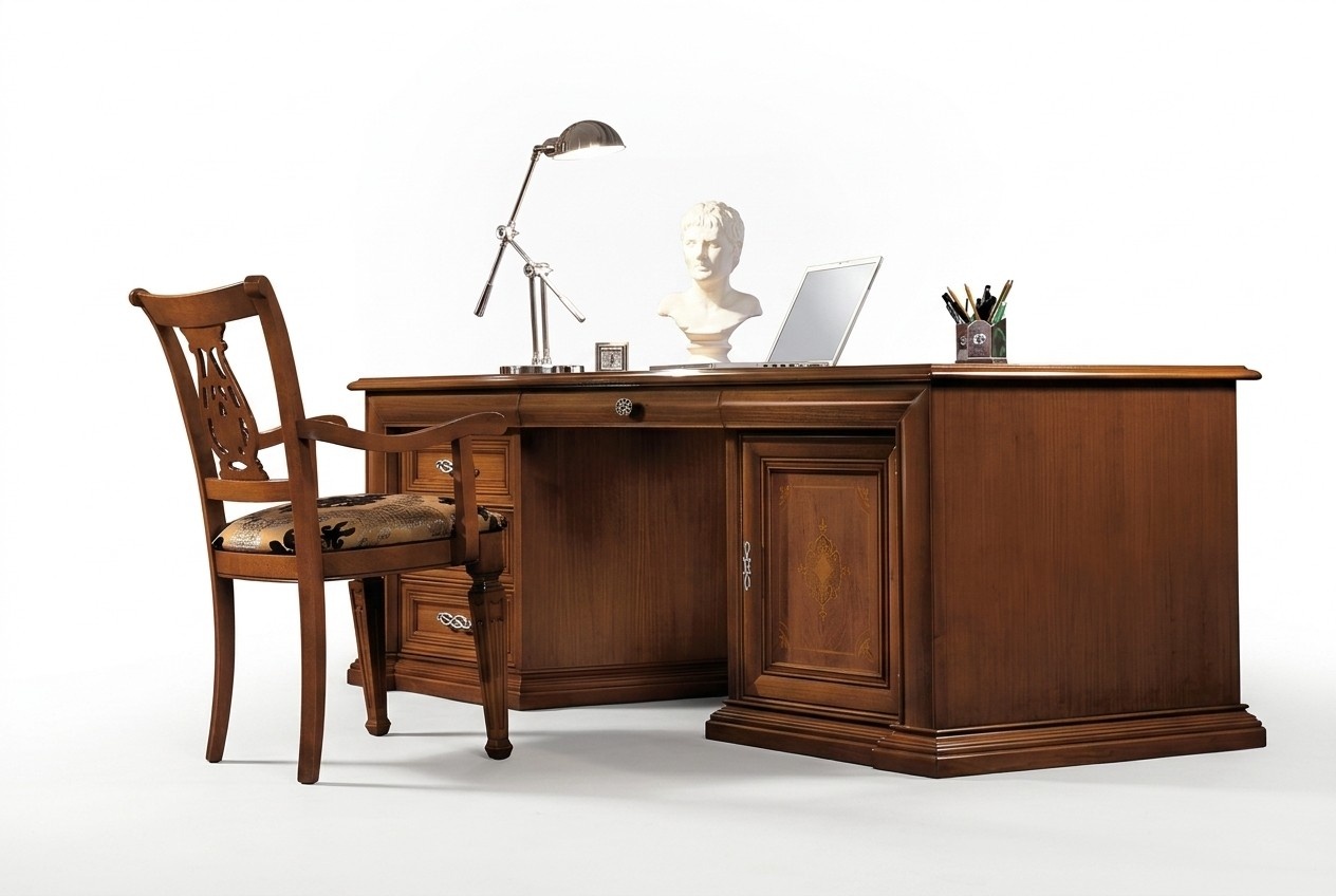 Designer desk table furniture office desks solid wood tables Italy
