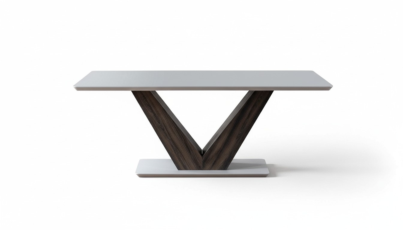 Designer Dining Table Modern Furniture in Dining Room White Exclusive Novelty