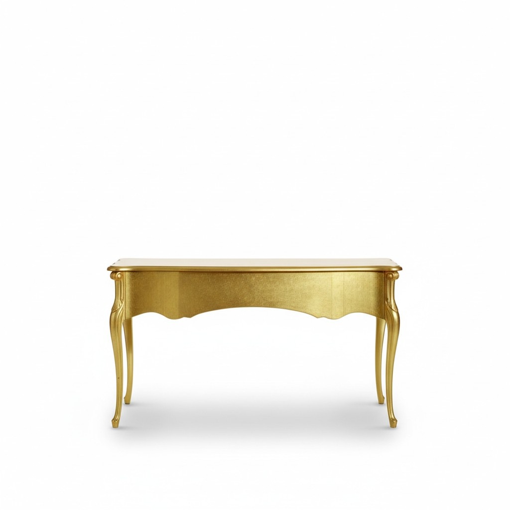 Designer furniture table gold living room wood table Italian luxury furniture baroque