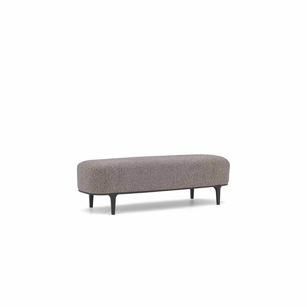 Designer Grey Bench Bench New Furnishings Modern Seating Bedroom