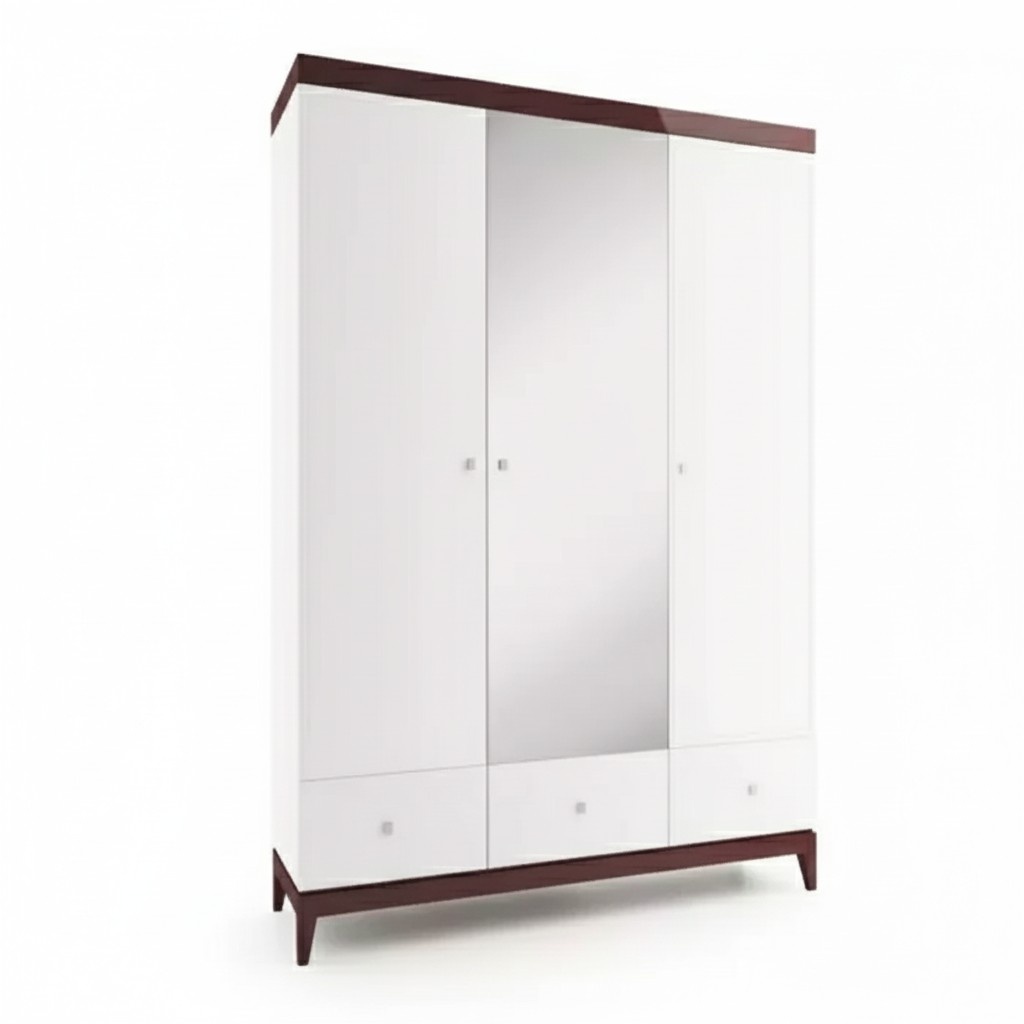 Designer High Gloss Wardrobe Cabinets Bedroom Furniture Wood Luxury White