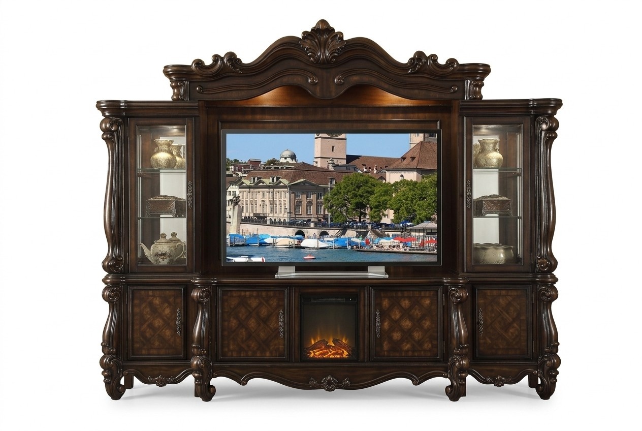 Designer Living Room TV Wall Unit Media Wall TV Cabinet Living Wall