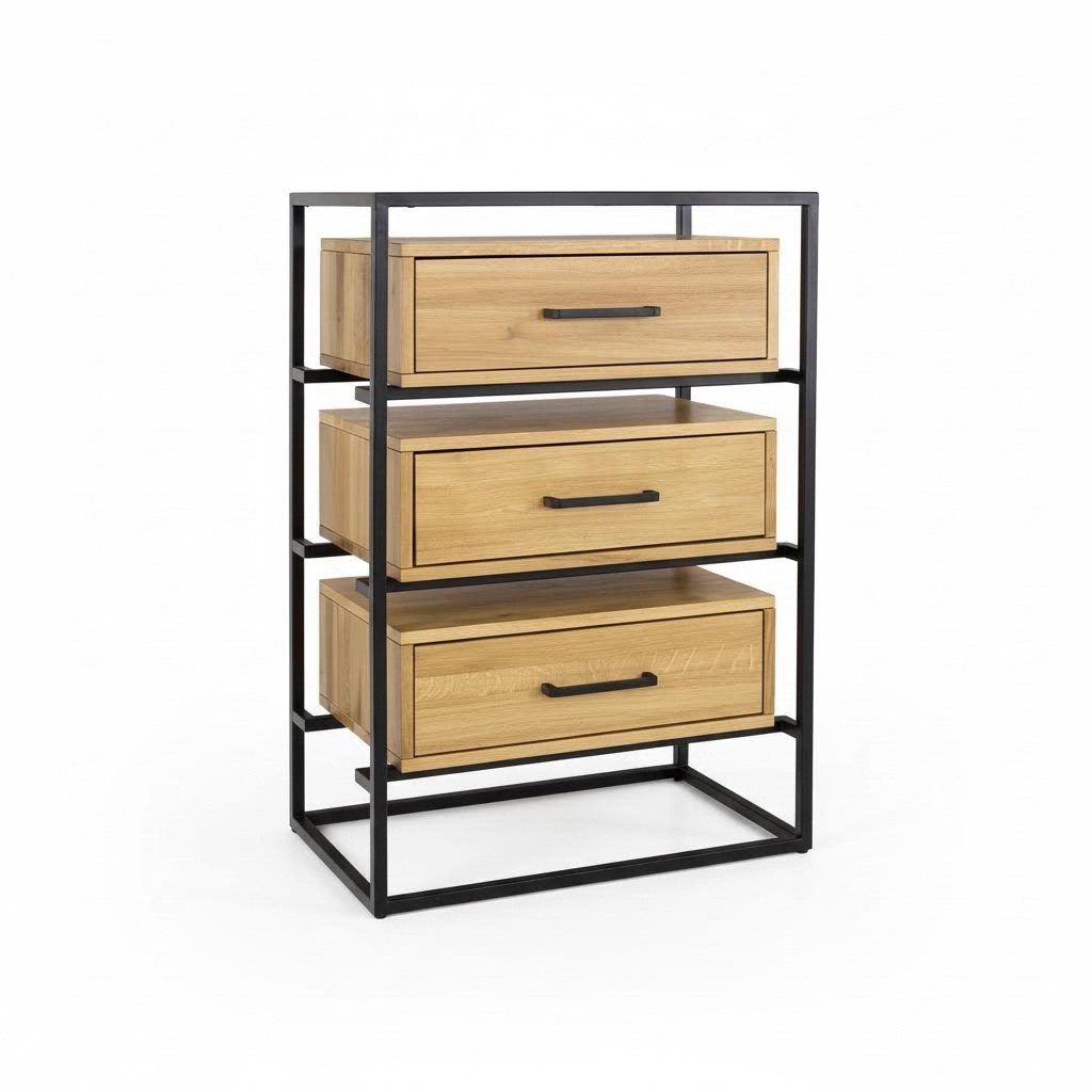 Designer loft sideboard cabinet living room shelf luxury metal chests of drawers