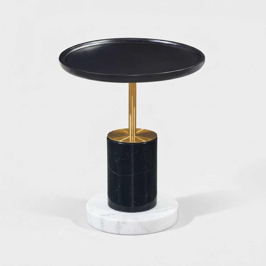 Designer round coffee table luxury side tables living room table furniture