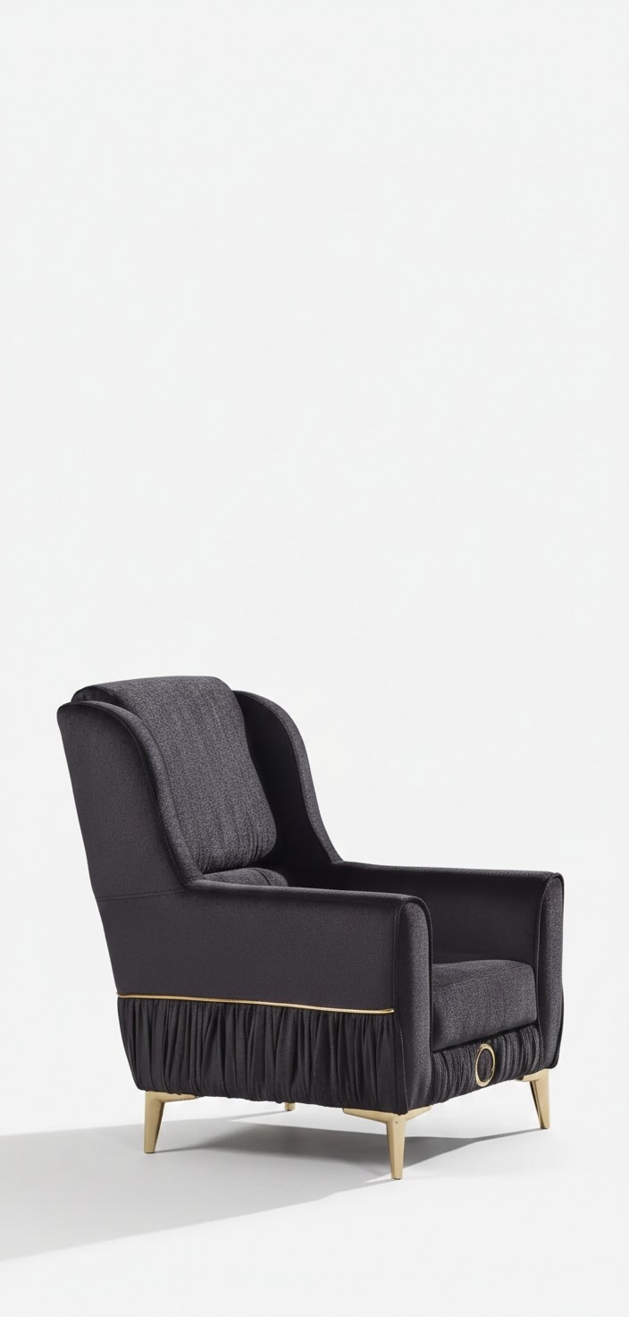 Designer armchair reading chair TV armchair comfortable armchair living room furniture