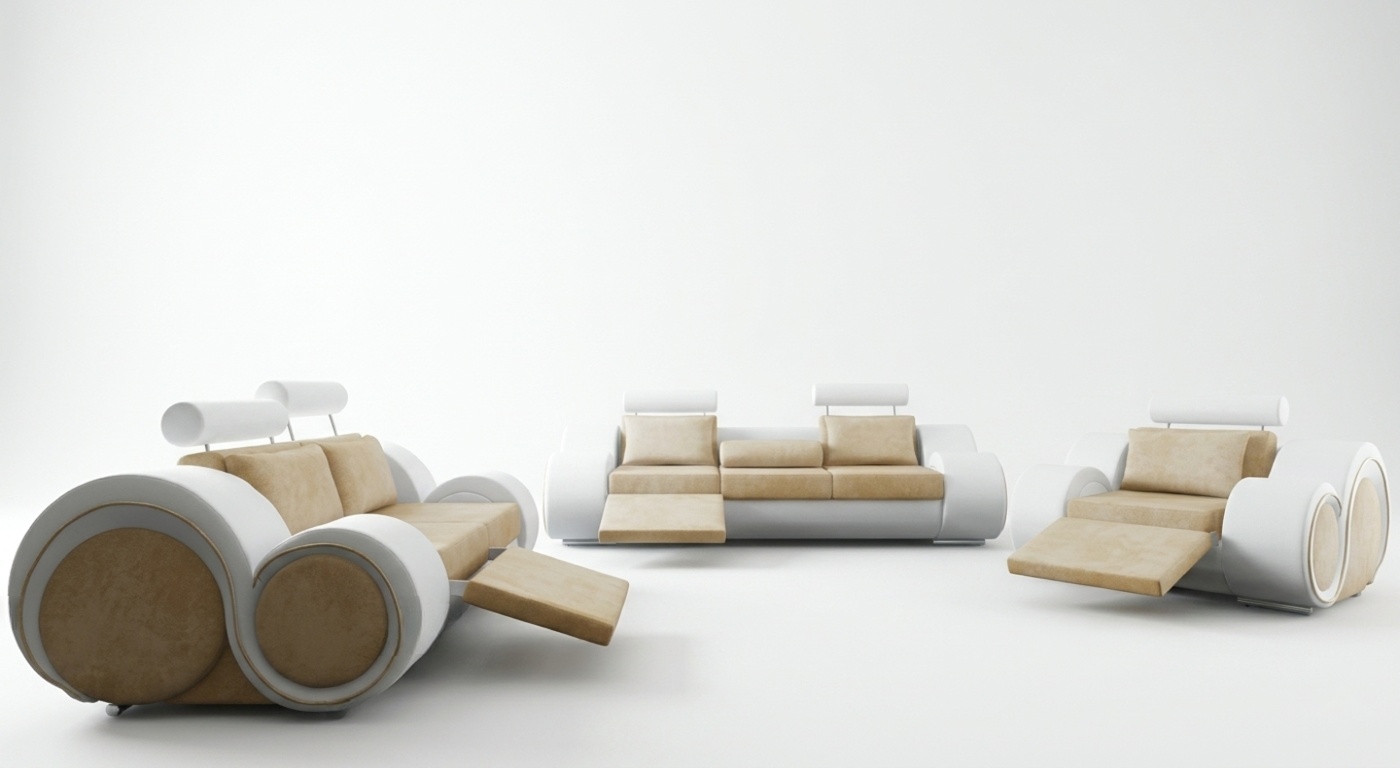 DESIGNER SOFA + USB SOFA SET 3/2/1 SEATER RELAX COUCH UPHOLSTERED SET TEXTILE