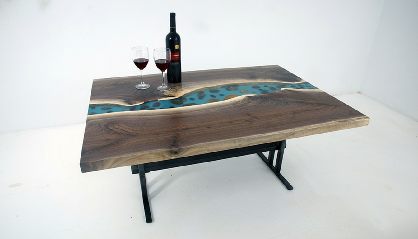 Designer Table Handmade Waterfall Coffee Table Side Table Coffee Table Price 1sqm