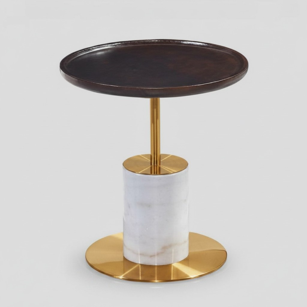 Designer White Coffee Table Luxury Side Table Stylish Furniture Table