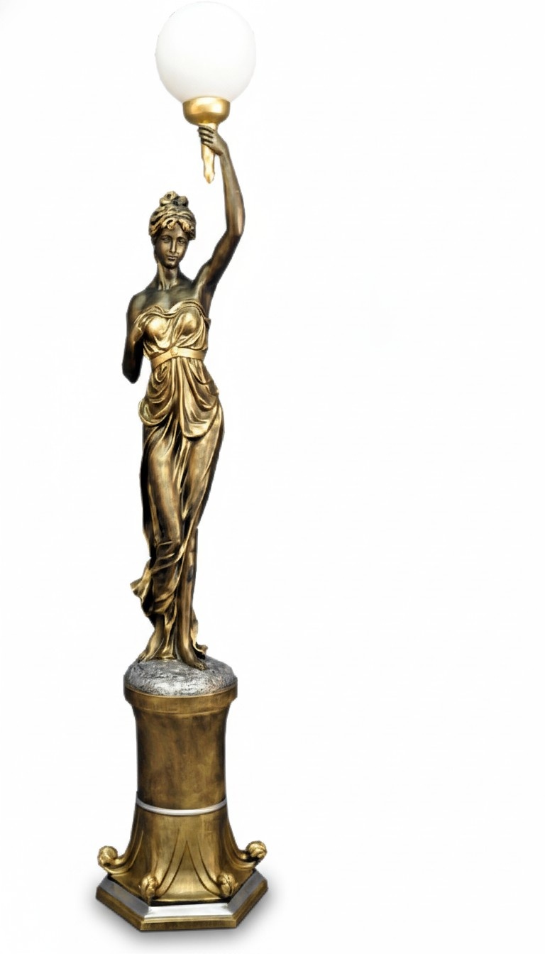 Designer XXL Big Statue Lamp Floor Lamp Floor Lamp Lights 227cm