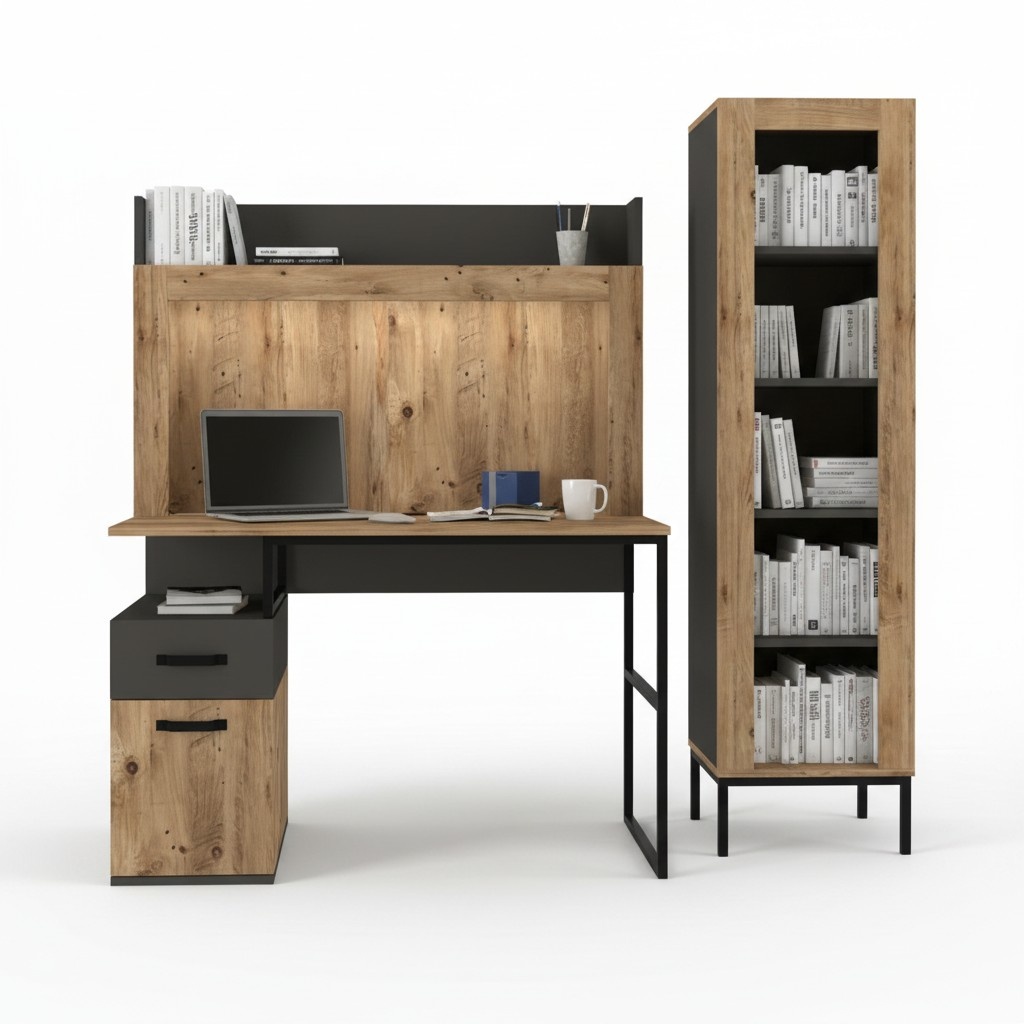 Desk Comfortable Youth Room Children\'s Furniture Brown Modern Furniture