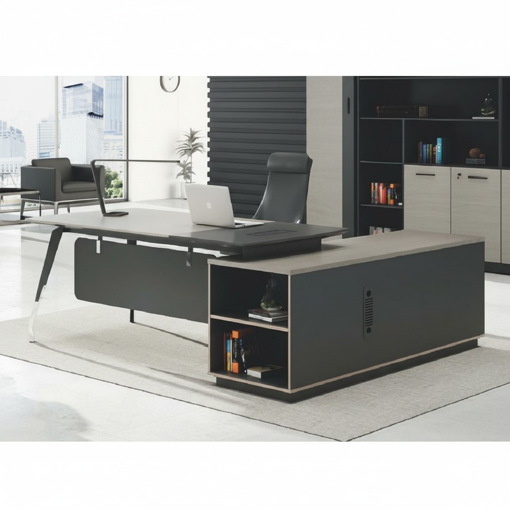 Desk corner desk office table furniture setup manager desks