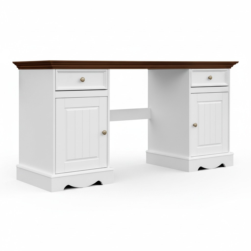 Desk Design Italy Style Furniture Classic Luxury Office Table Chair Country House