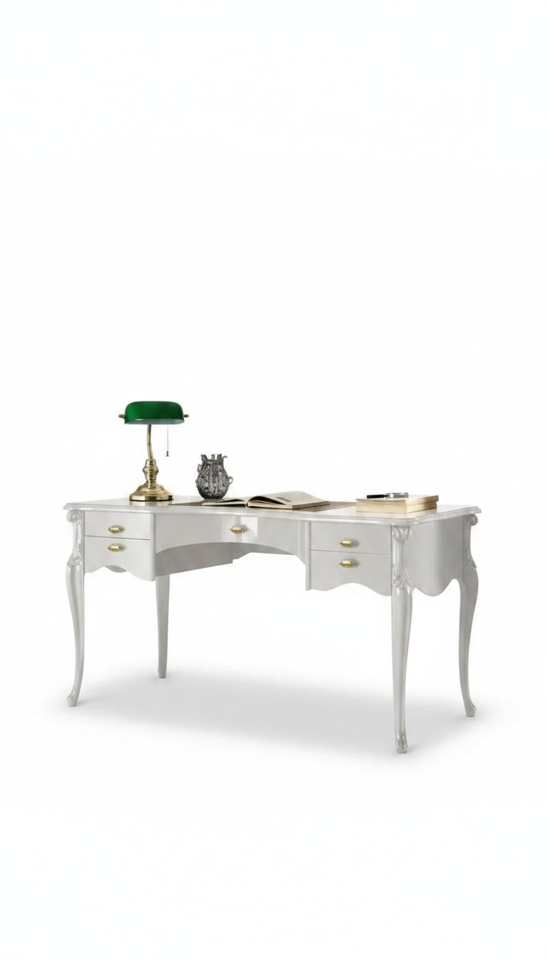 Desk Italian Tables Computer White Table Furniture Italy
