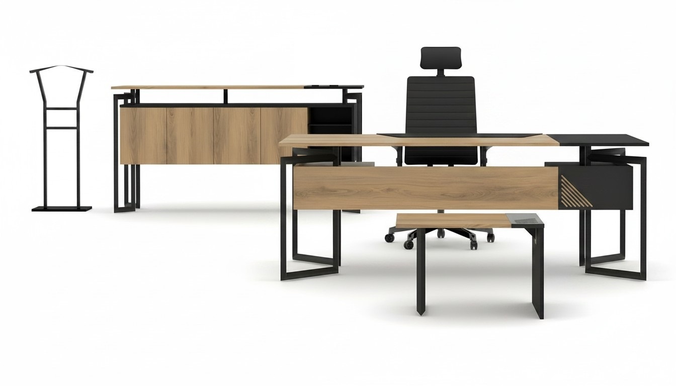 Desk Office Cabinet Chest of Drawers Coffee Table Study Room Set Office Furniture