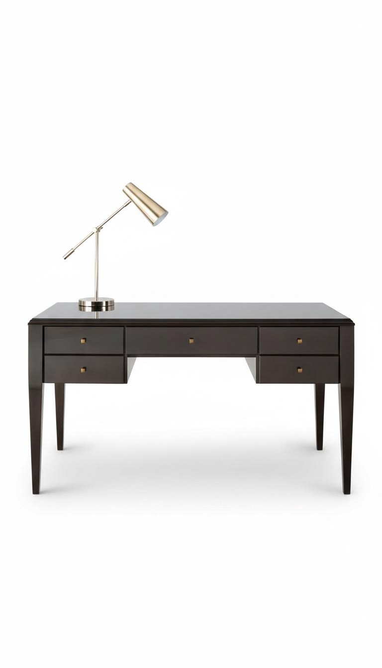 Desk Office Office desk computer desk luxury brown