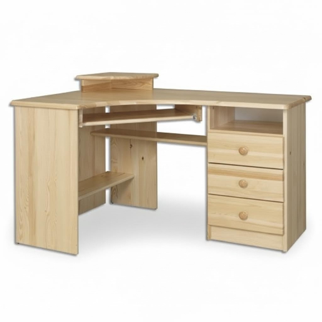 Desk table wood desk tables corner table computer solid real wood