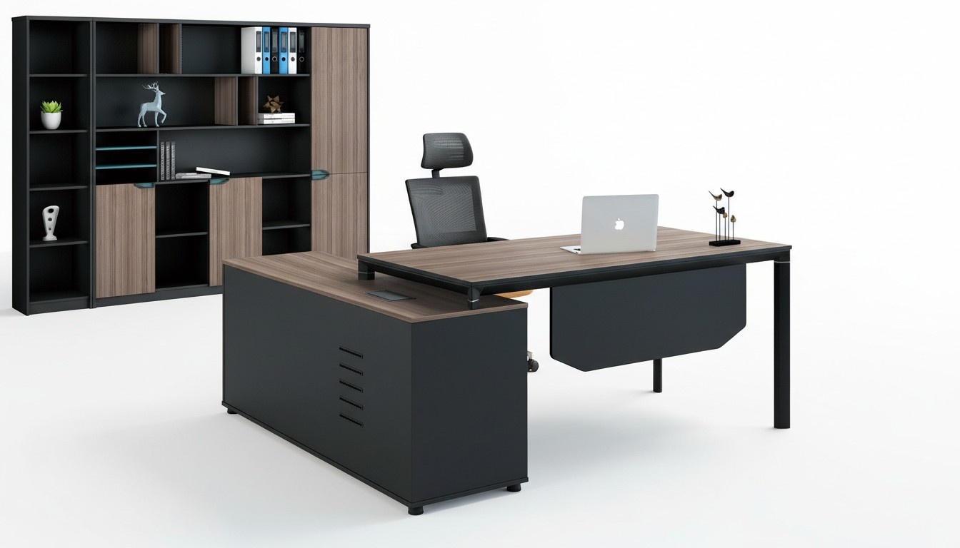 Desk with Shelf Home Office Office Furniture Desk Tables New