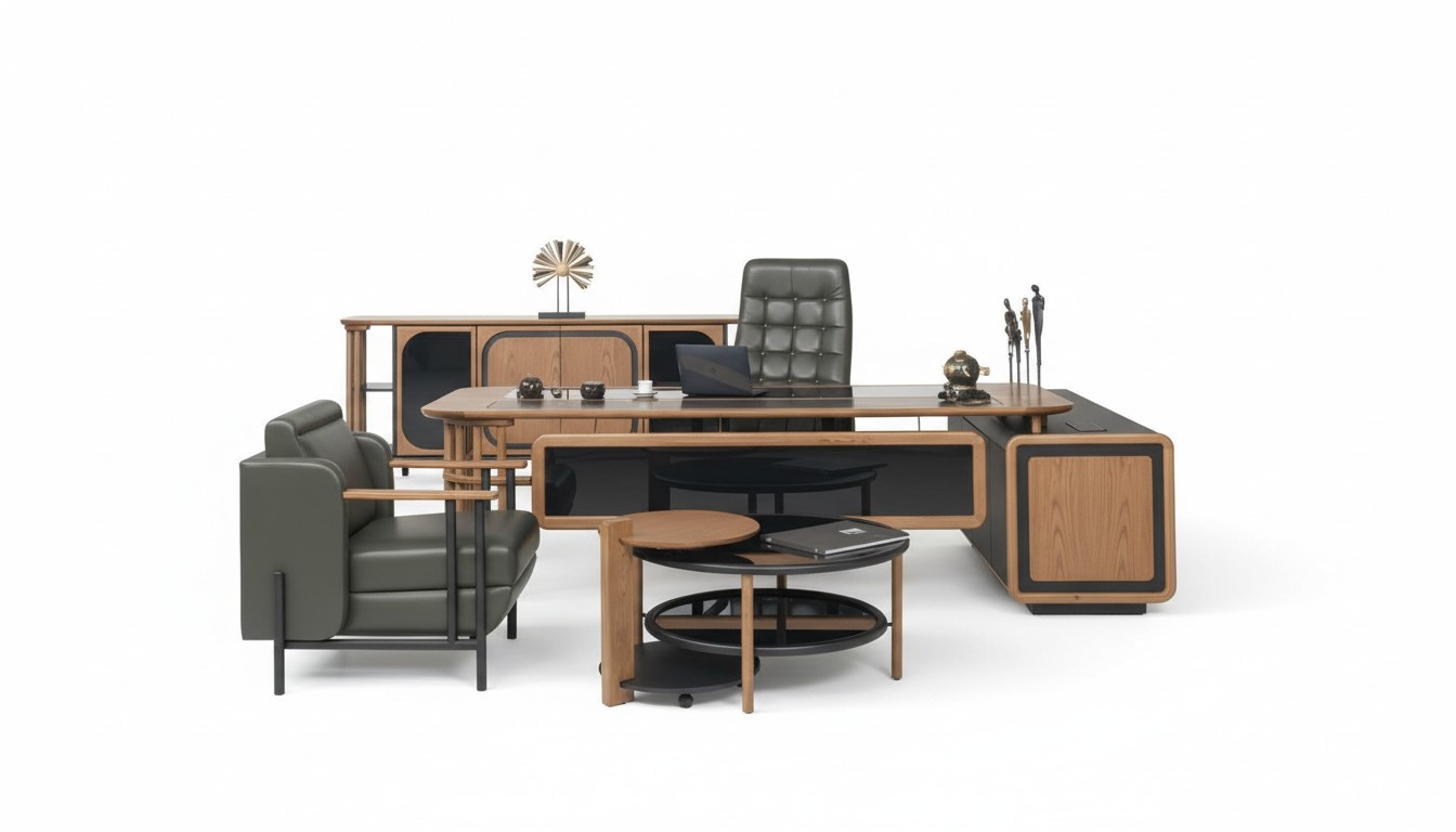 Desktop Wood Office Tables Modern Designer Furniture Table Furniture Armchair New