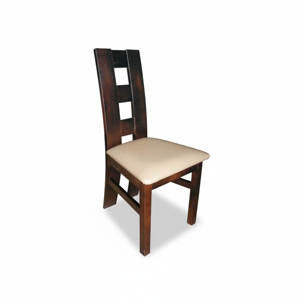 Dining chair 10x chair set upholstered solid wood restaurant armchairs leather new