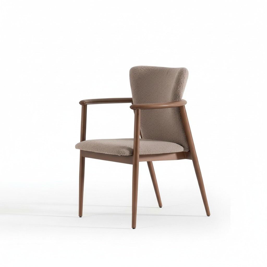 Dining Room Chair Design Upholstery Fabric Textile Style Modern Armchair Chair