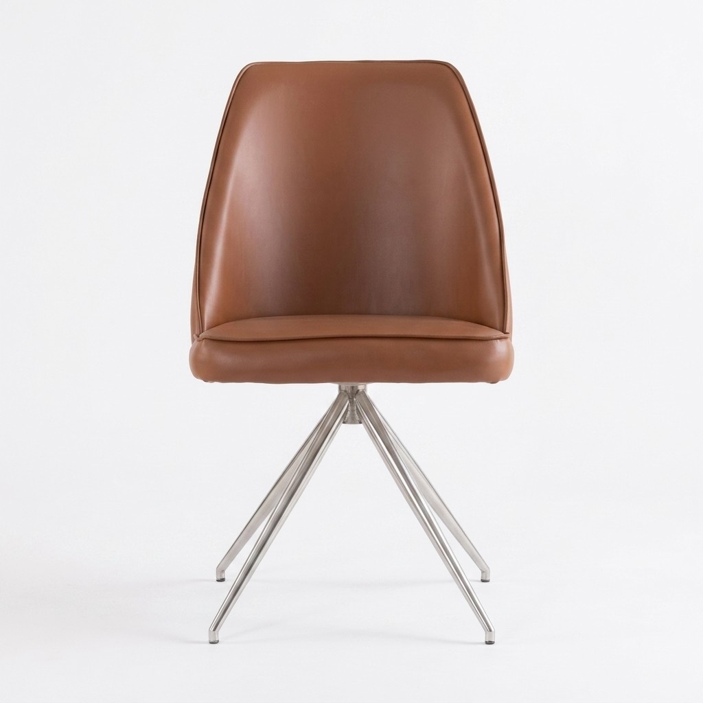 Dining room chair living room chair chair kitchen chair luxury leather metal