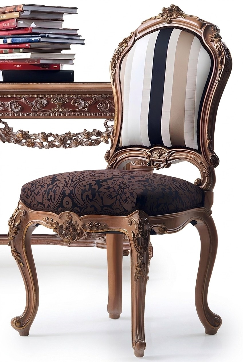 Dining room chair Luxury chairs Living room furniture Italian furniture Baroque Rococo