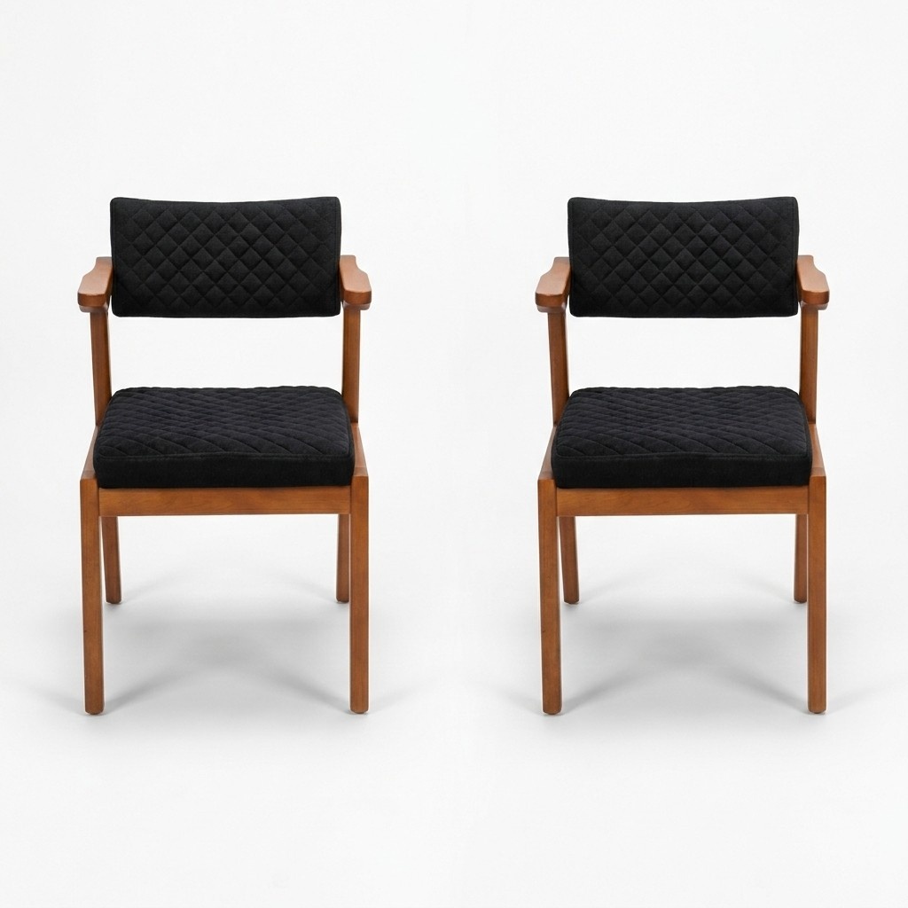 Dining Room Chair Modern Wooden Furniture 2x Chairs Luxury Design Furnishing