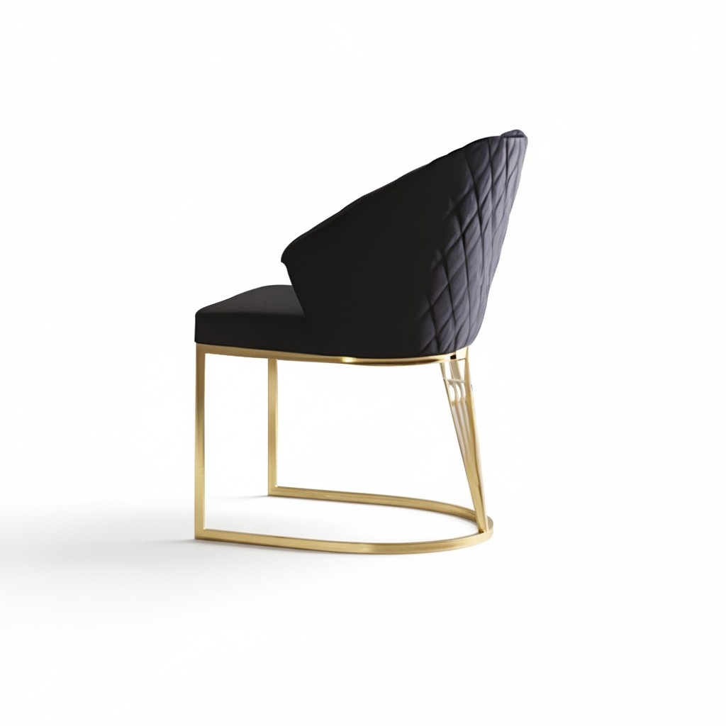 Dining room chairs upholstered chairs kitchen chairs wooden chairs set 4pcs black