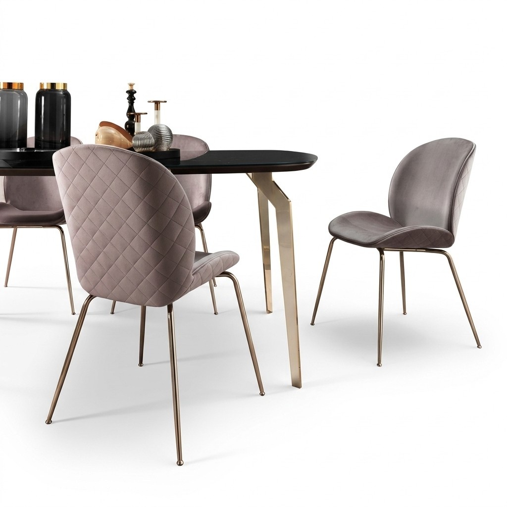 Dining Room Chairs Wood Luxury Armchair Chair Beige Recliner Living Room Furniture New