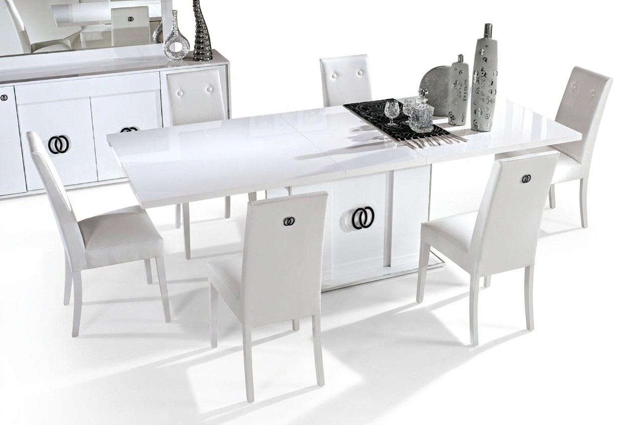 Dining Room Dining Table Chair Luxury Set Group Tables Modern Designer Set 7pcs