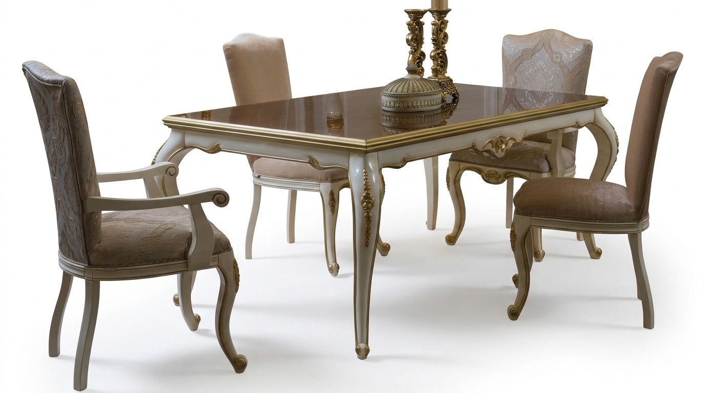 Dining Room Dining Table Chair Set Group Set Table Tables Set 5pcs.
