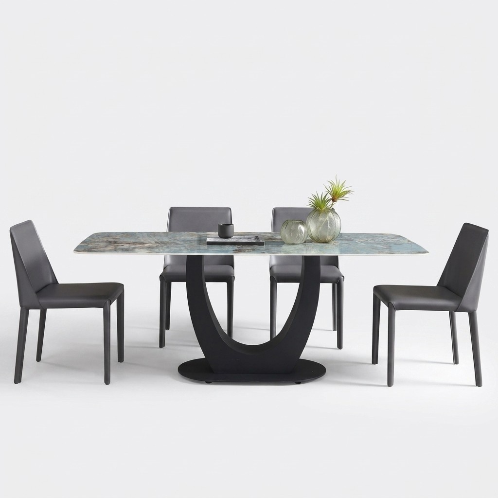Dining Room Dining Table Modern Stainless Steel Living Room Kitchen Tables Design Table Metal