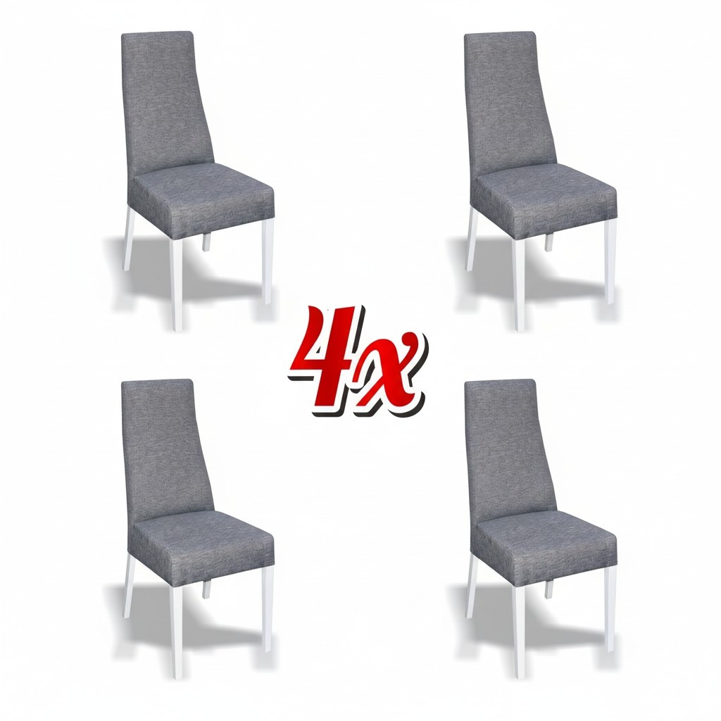 Dining room kitchen group set chair set seat upholstery wood 4x chairs furniture new