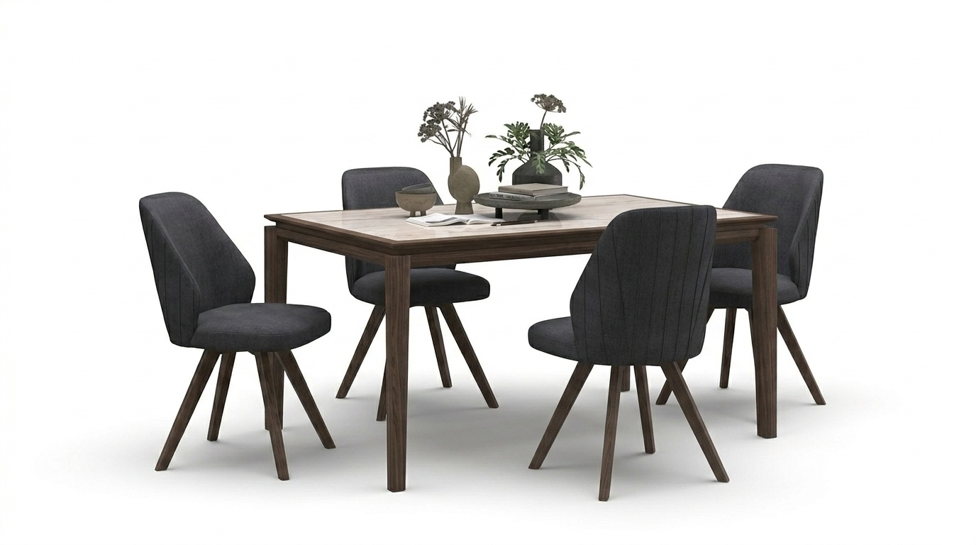 Dining room kitchen table Luxury real wood furniture Modern furnishing furniture