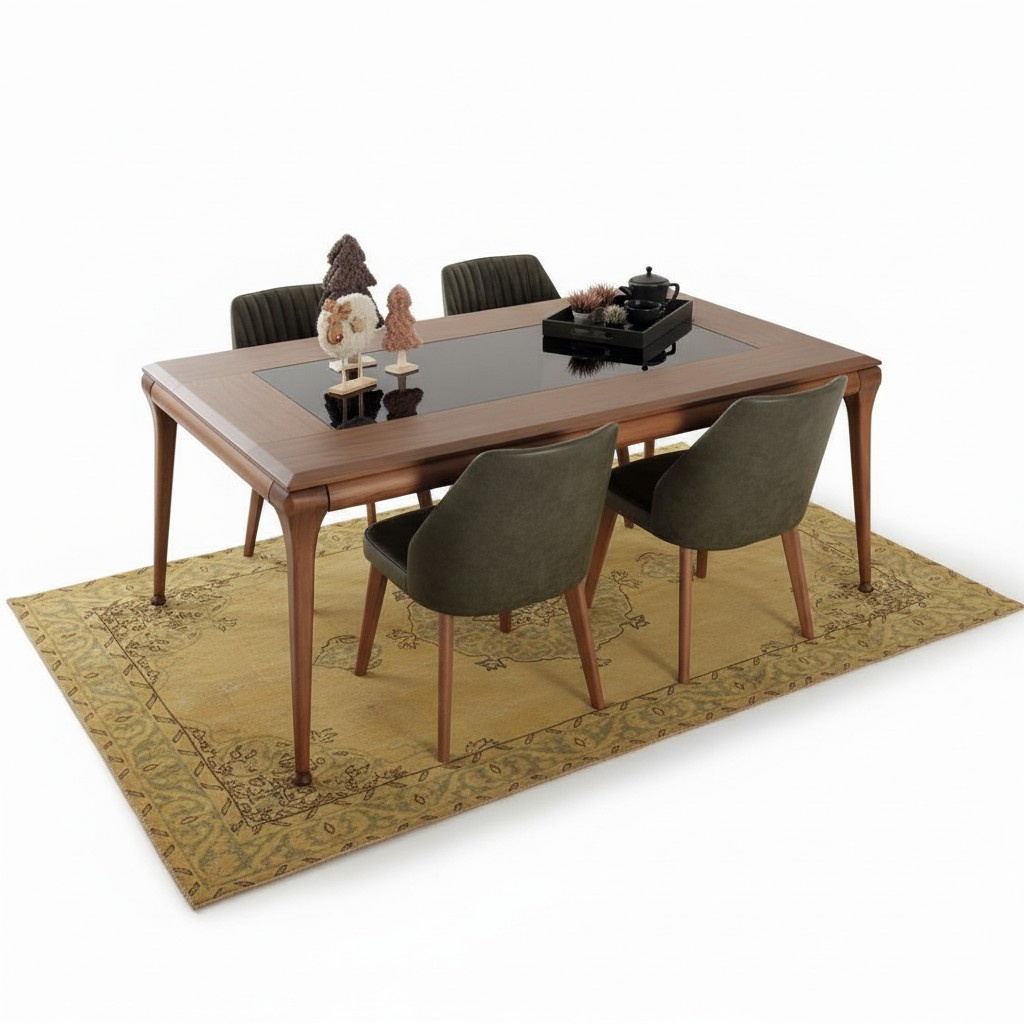 Dining room group Dining set Dining table 4x chairs Dining chair table set