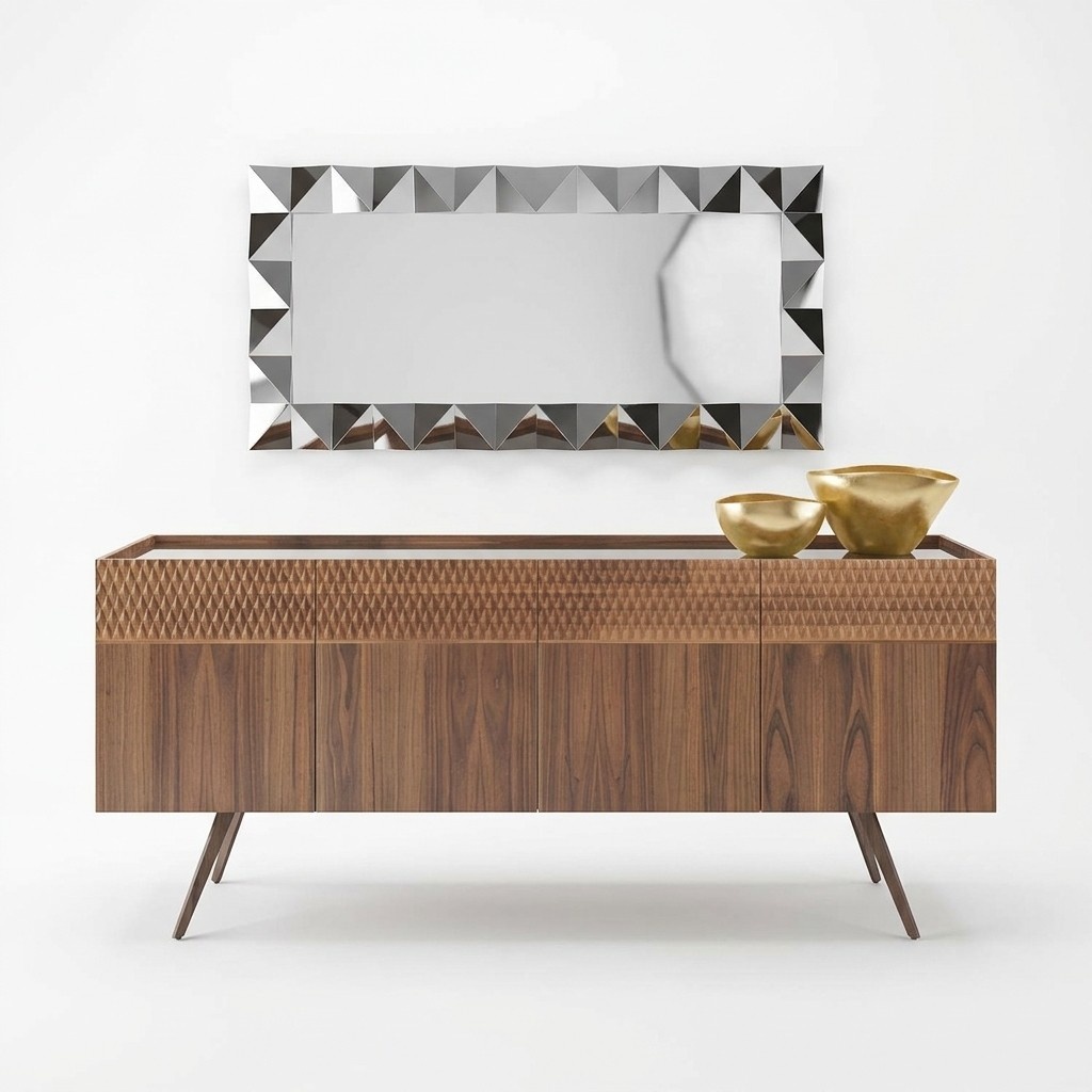 Dining Room Sideboard Modern Furnishings Luxury Design Wooden Cabinet New