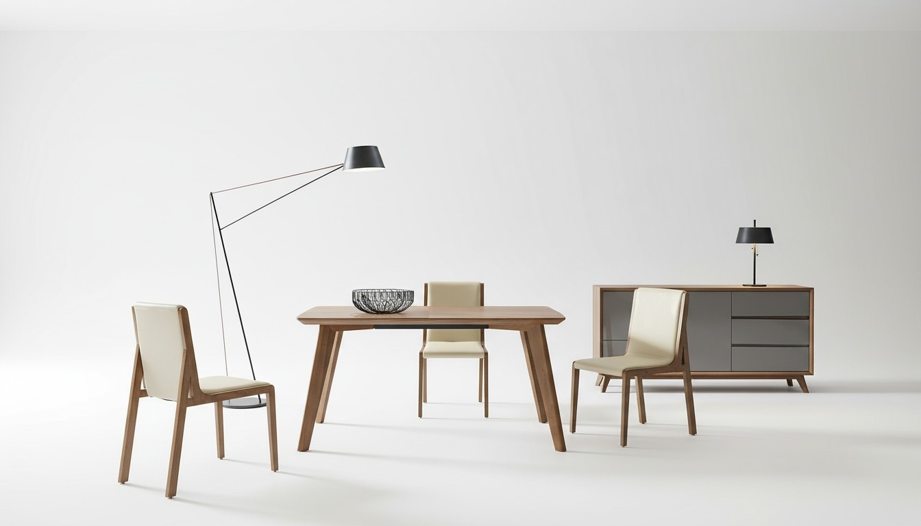 Dining room table design chest of drawers set 5pcs set Italian furniture cabinet