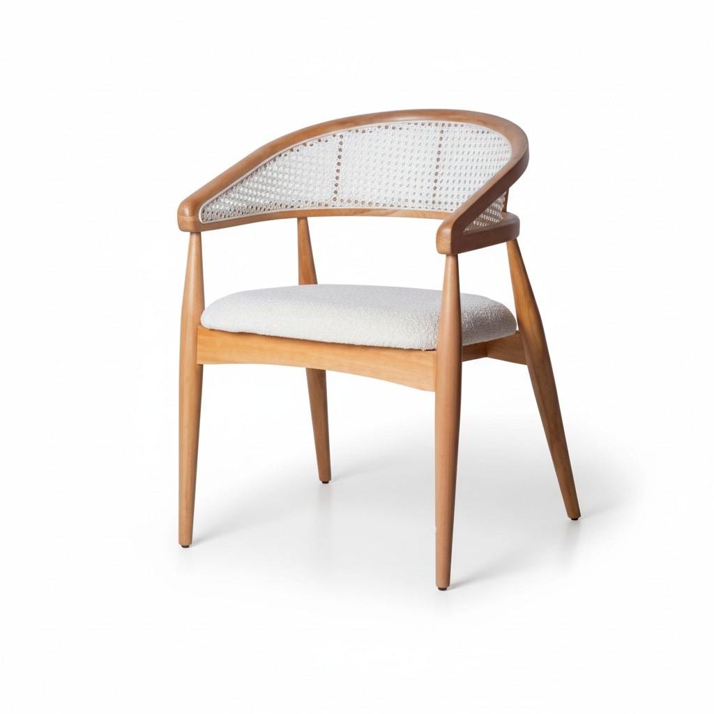 Dining Room Upholstered Chair Modern Design Textile Chair Black Luxury Furniture Brown