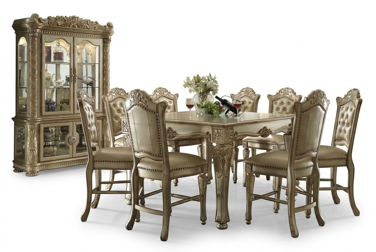 Dining Room Wooden Tables Dining Set Chair Group New Table 6 Design Chairs 7pcs