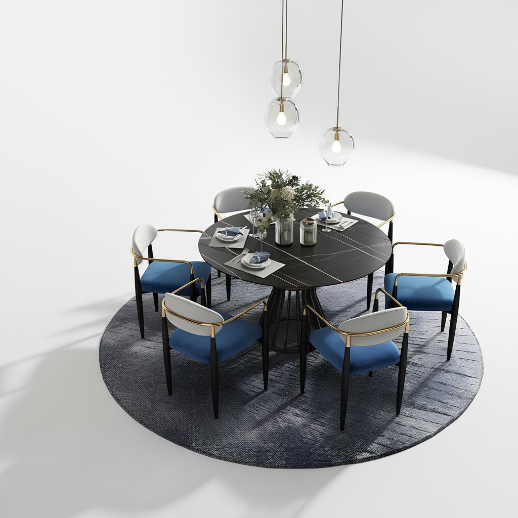 Dining Table 6x Chairs Chair Dining Set Dining Group Table Tables 8pcs Set New