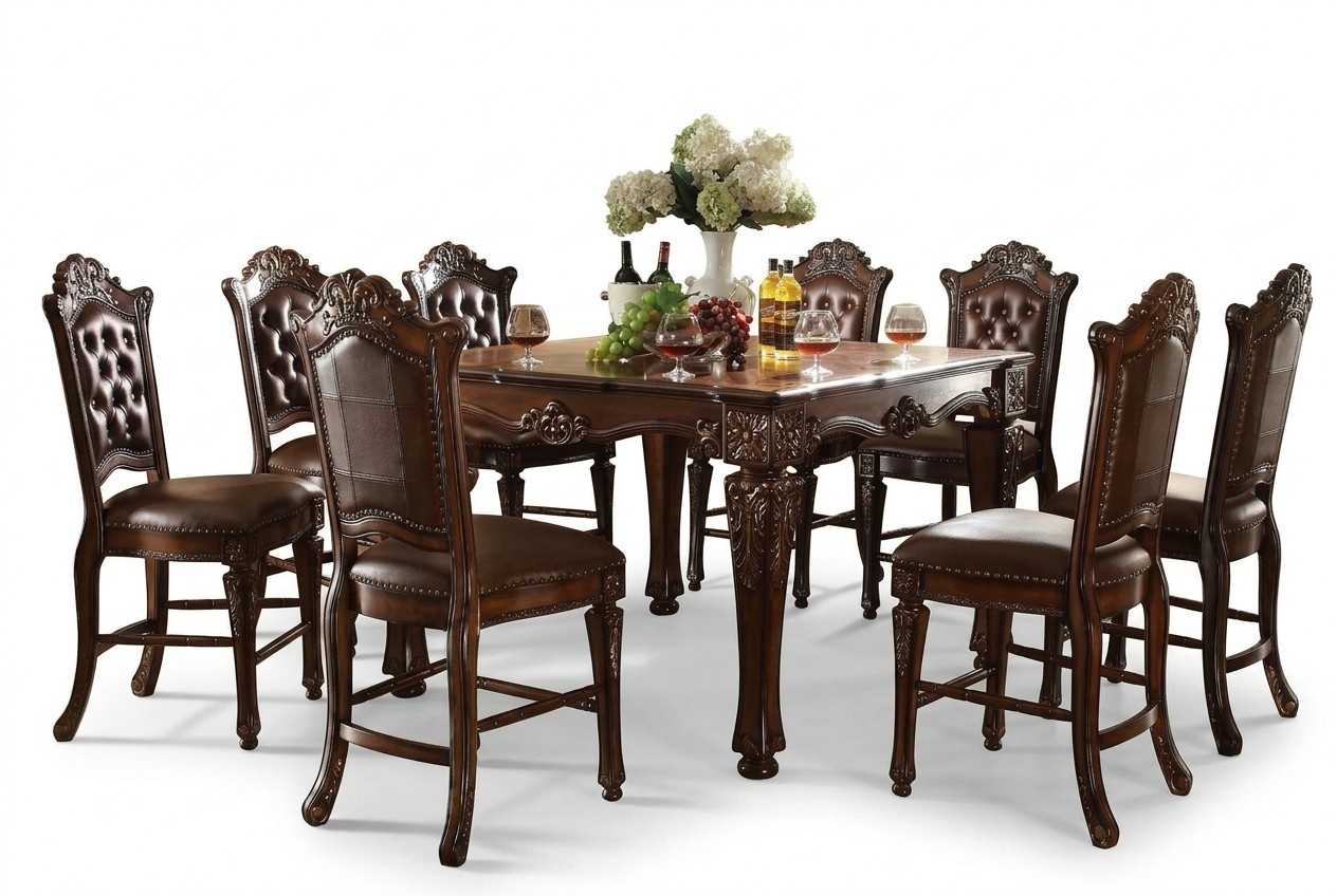 Dining Table 6x Chairs Dining Set Classic Table 7pcs Set Chair new