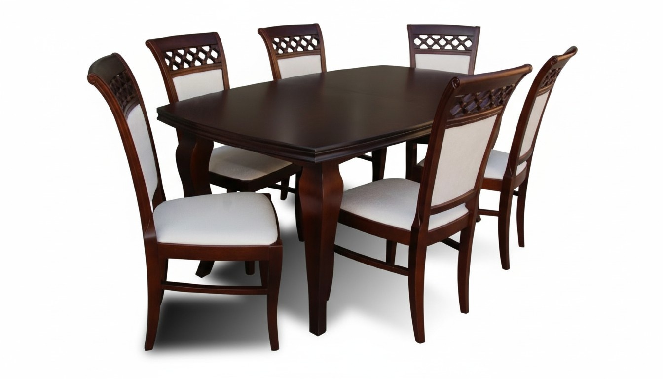 Dining table + 6 chairs dining room set dining group classic table new Z33