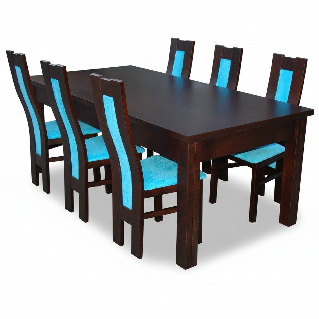 Dining table + 6 chairs dining chair set dining group modern table new Z41