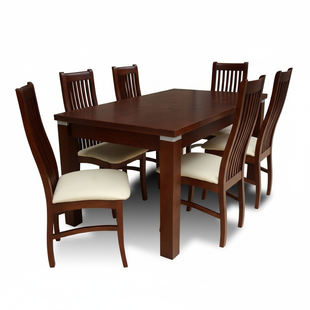 Dining table + 6 chairs dining room set dining group classic table Z08