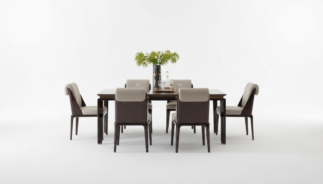 Dining table brown designer tables modern design furniture luxury dining room table kitchen
