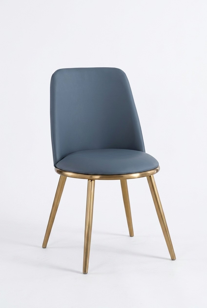 Dining Chairs Luxury Fabric Stainless Steel Design Chair Upholstery New Modern Unique Design